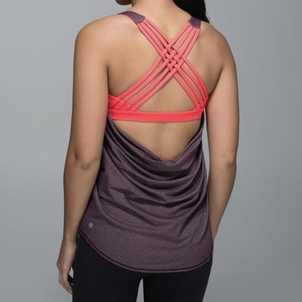 Lululemon Wild Tank Sports Cami Plum Purple Size 6